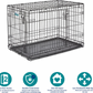 MidWest iCrate Fold & Carry Double Door Collapsible Wire Dog Crate